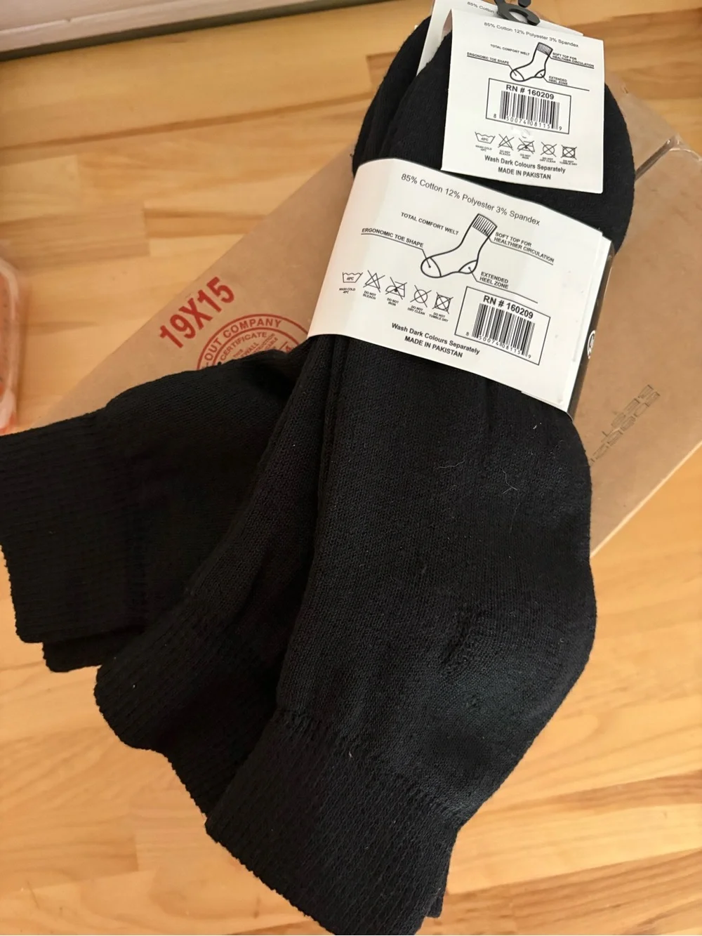Essentials Black Athletic Ankle Socks - 3 Pair Pack